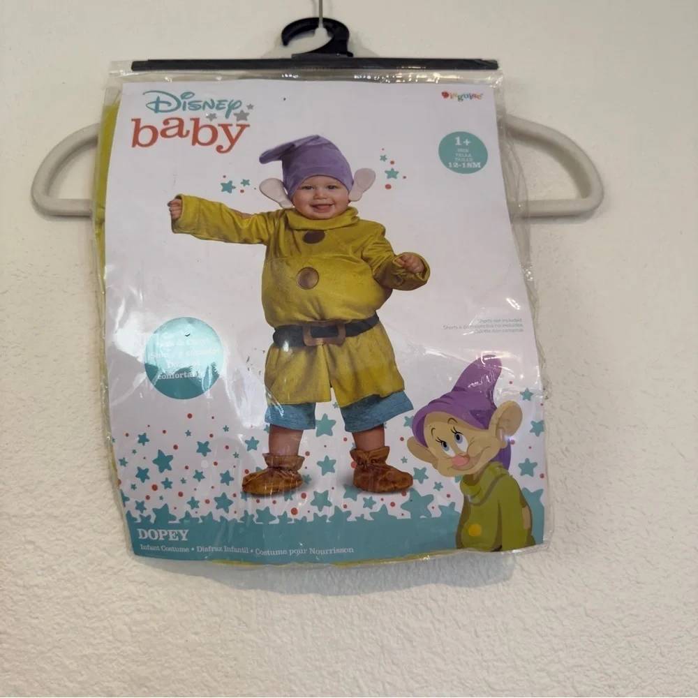 Disney Disguise Dopey Deluxe Infant Costume - 12/18mo